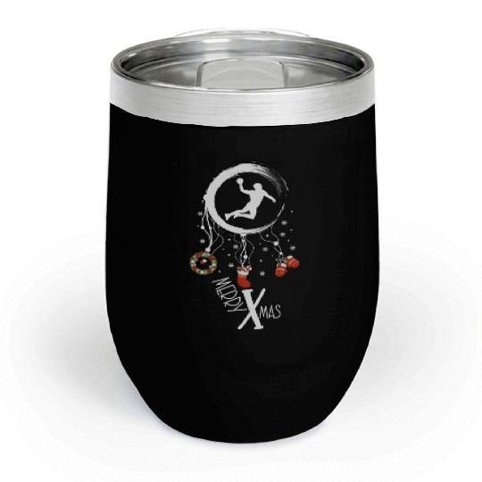 Winter dreamcatcher Christmas Handball Chill Wine Tumblers