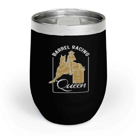 Barrel Racing Queen Chill Wine Tumblers