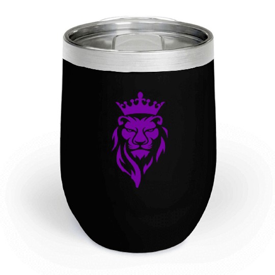 LION LILAC Chill Wine Tumblers