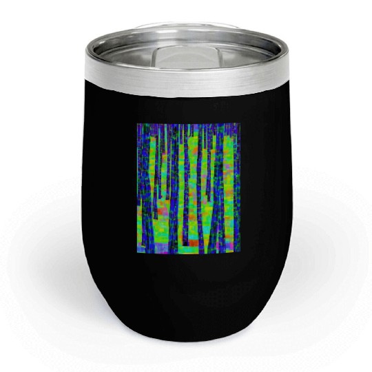 Neon Forest Chill Wine Tumblers
