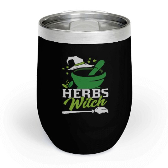 Herbs Witch Herbalism Gardening Herb Herbalist Chill Wine Tumblers
