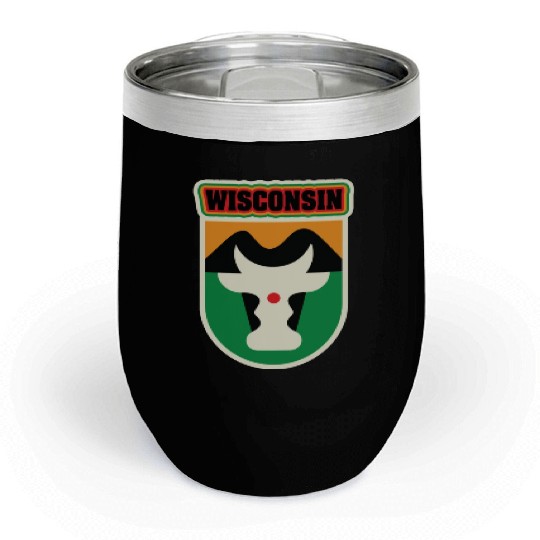 US States WISCONSIN Chill Wine Tumblers