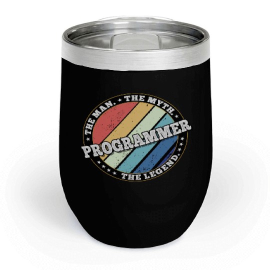 Programmer. The man. The myth. The legend. Chill Wine Tumblers