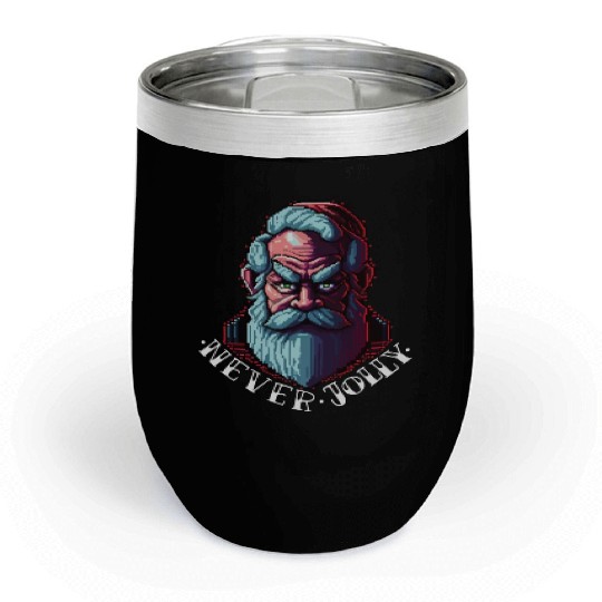 Grumpy Santa Chill Wine Tumblers