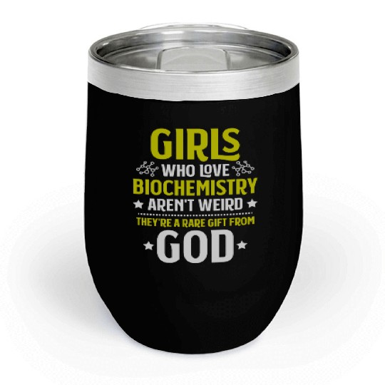 Biochemistry Biochemist Biology Biologist Genetics Chill Wine Tumblers