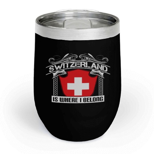 Switzerland Alps State Gift Idea Chill Wine Tumblers