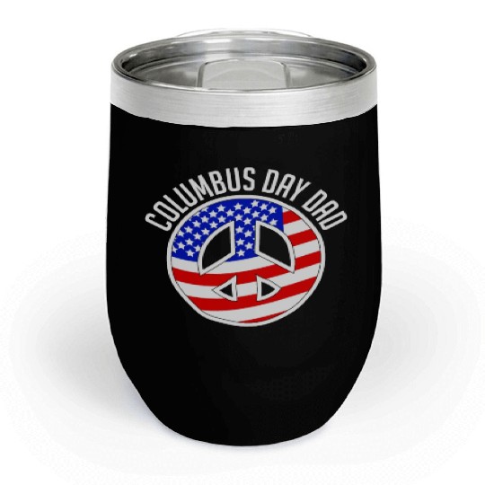 Columbus Day 1492 Chill Wine Tumblers