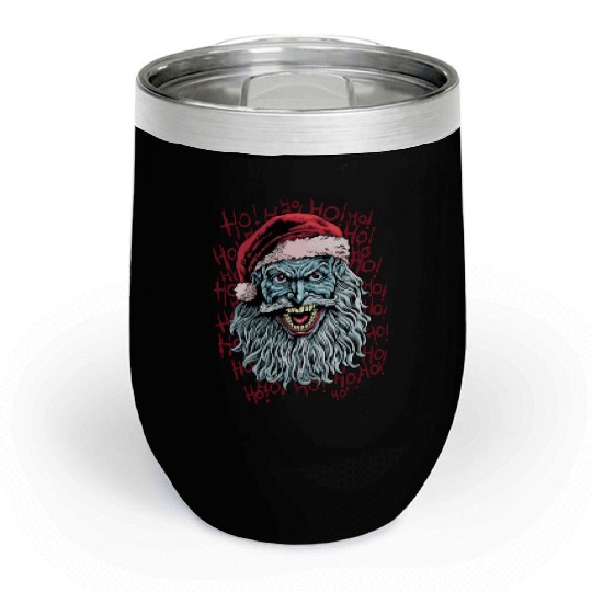 bad santa Chill Wine Tumblers
