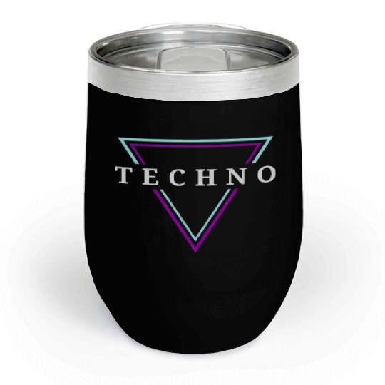 Techno House Party EDM Festival Goa Electro Rave Chill Wine Tumblers