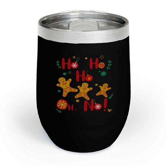 Ho Ho Ho Oh No! Chill Wine Tumblers