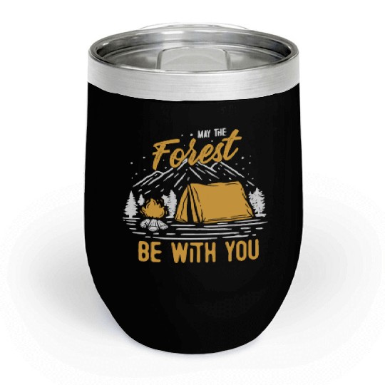 May The Forest Be With You Chill Wine Tumblers