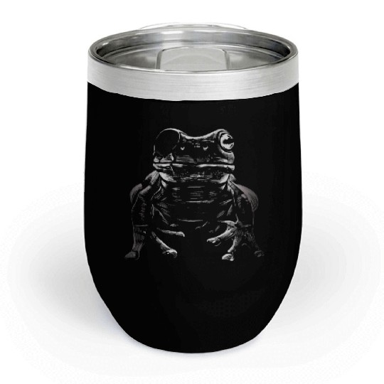 Scary creepy frog Scary creepy frog inspiration st Chill Wine Tumblers