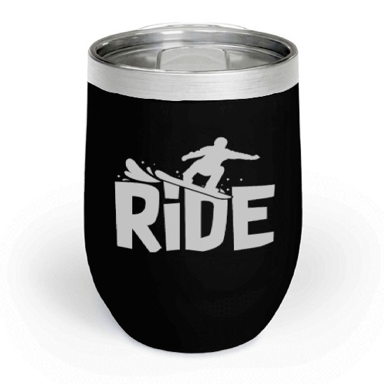 Ride Snowboarding Chill Wine Tumblers