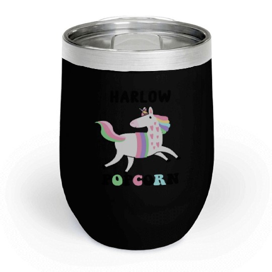 Harlow And Popcorn Merch Popcorn The Pony Chill Wine Tumblers