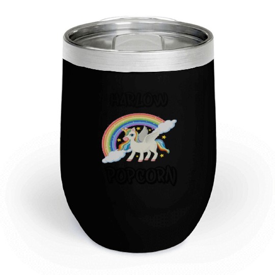 Harlow And Popcorn Merch Popcorn The Pony Chill Wine Tumblers