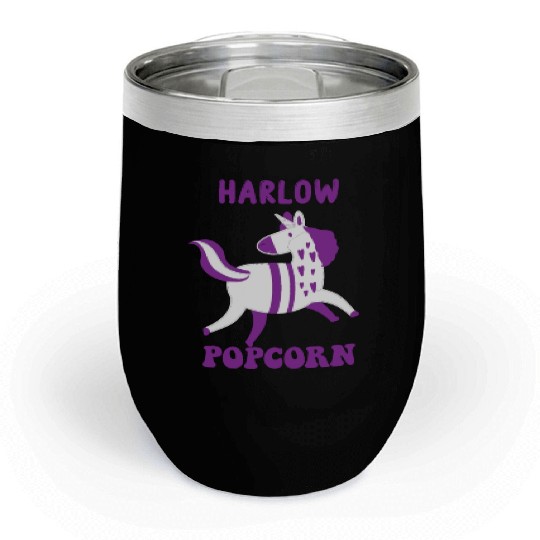 Harlow And Popcorn Merch Popcorn The Pony Chill Wine Tumblers