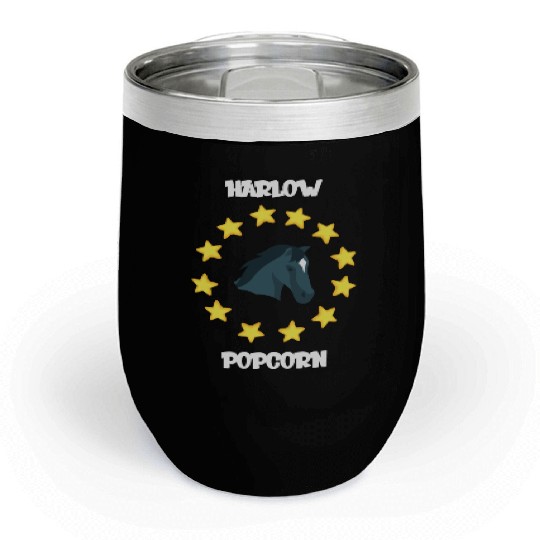 Harlow And Popcorn Merch Popcorn The Pony Chill Wine Tumblers