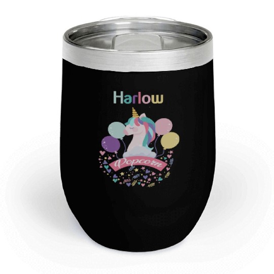 Harlow And Popcorn Merch Popcorn The Pony Chill Wine Tumblers