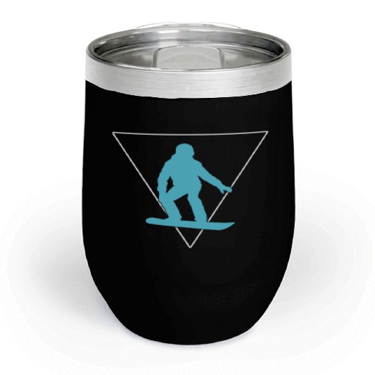snowboarding Chill Wine Tumblers