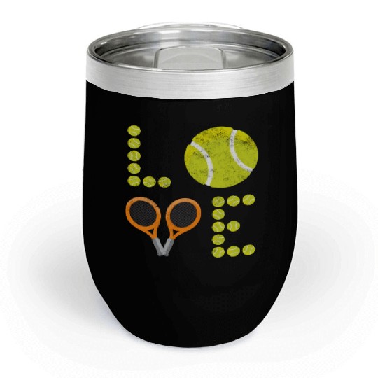 LOVE Tennis - Passion - Gift Idea Tennis Chill Wine Tumblers