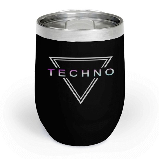 Techno House Party EDM Festival Goa Electro Rave Chill Wine Tumblers