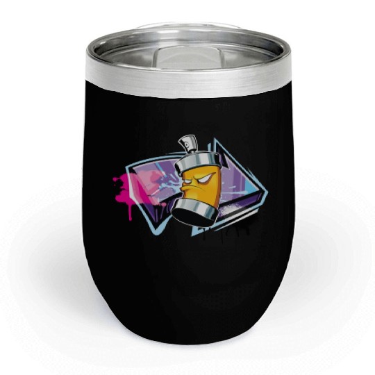 Sprayer Graffiti Street Art Spray Can Chill Wine Tumblers