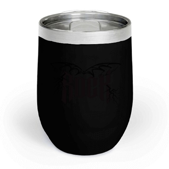 Punk Rock, Bat Best Metal Gift for friends Chill Wine Tumblers