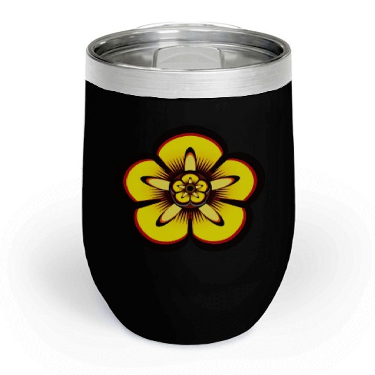 Lily Flower For family and friends Chill Wine Tumblers