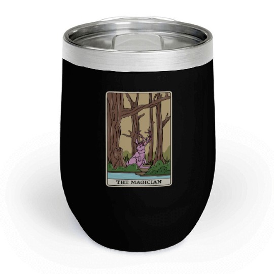 Mythical Creatures Cryptid Tarot Design for Chill Wine Tumblers