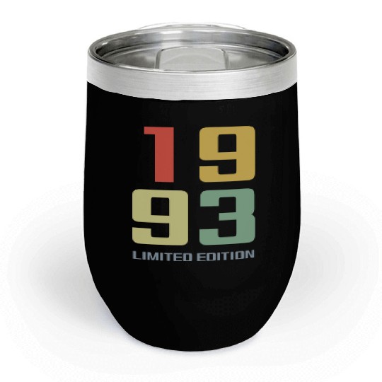 30 Years Vintage 1993 Retro 30th Birthday Chill Wine Tumblers