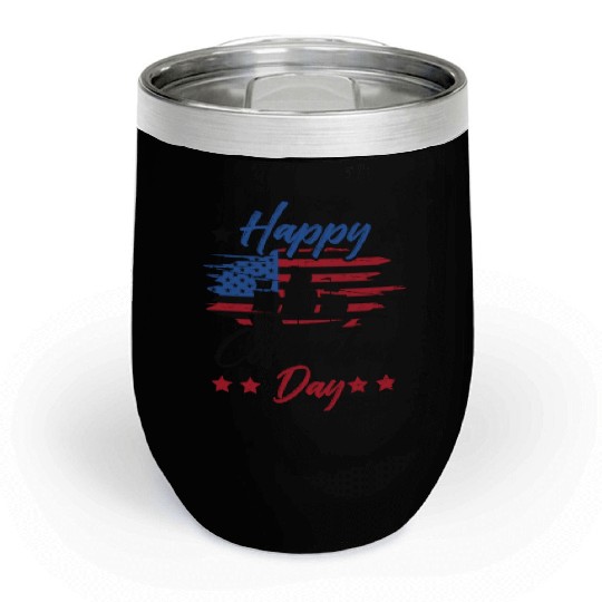 Columbus Day 1942 American Italian Christopher Chill Wine Tumblers
