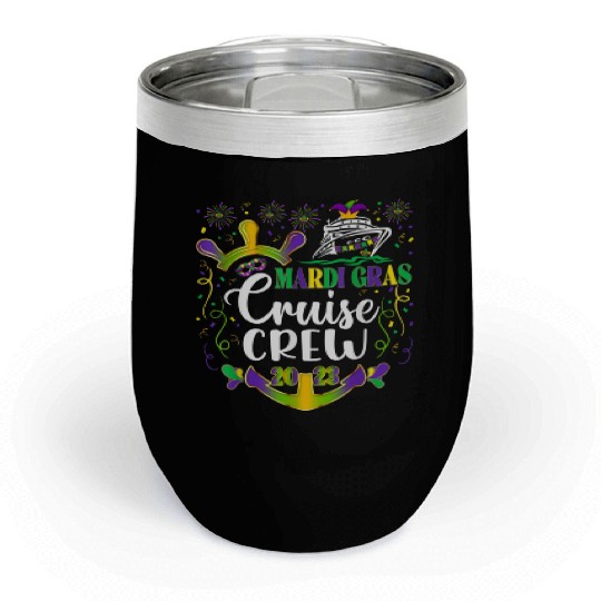 Mardi Gras Cruise 2023 New Orleans Carnival Vacati Chill Wine Tumblers