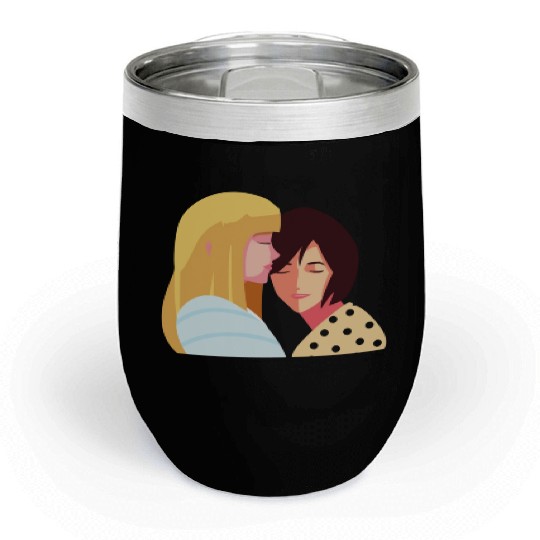 lesbian lgbtq pride valentine day 2023 valentines Chill Wine Tumblers