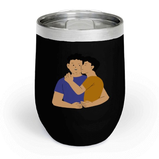 lesbian lgbtq pride valentine day 202 valentines Chill Wine Tumblers