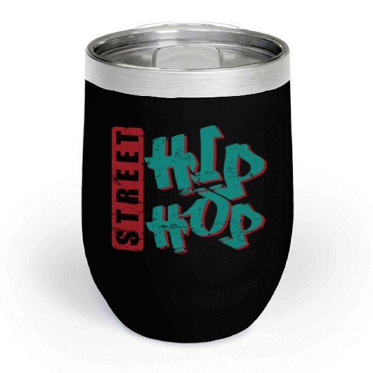 Street Hip Hop Music Direction Rap Graffiti Chill Wine Tumblers