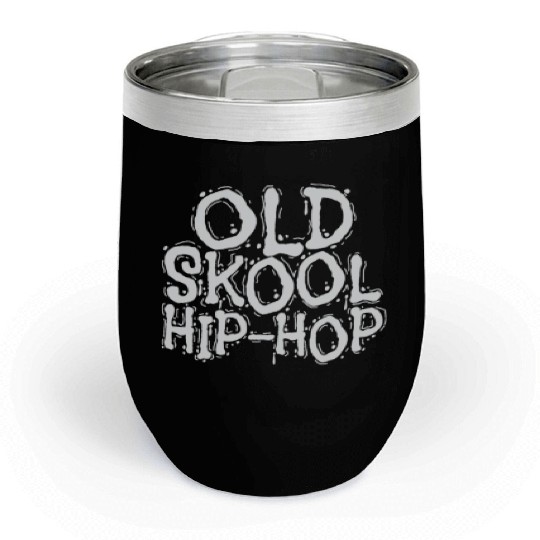 Old Skool Hip Hop Music Direction Rap Chill Wine Tumblers