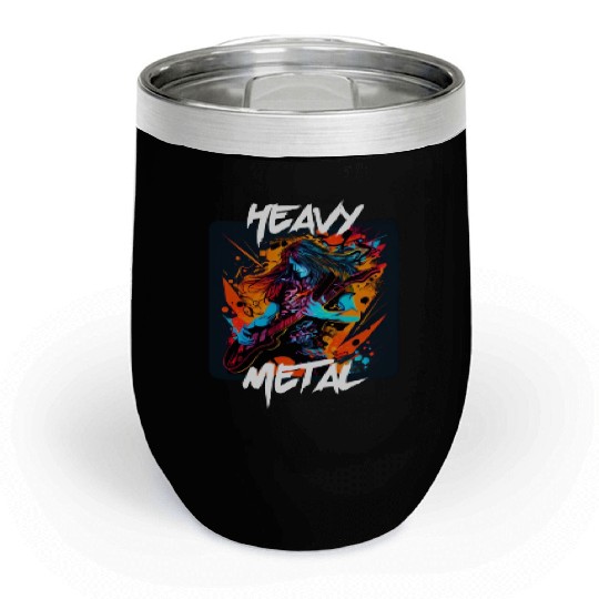 Graffiti Style - Heavy Metal 6 Chill Wine Tumblers