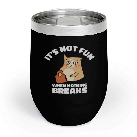 Mean Cat Drawing Line Art Cat Owner Pet Cat Chill Wine Tumblers