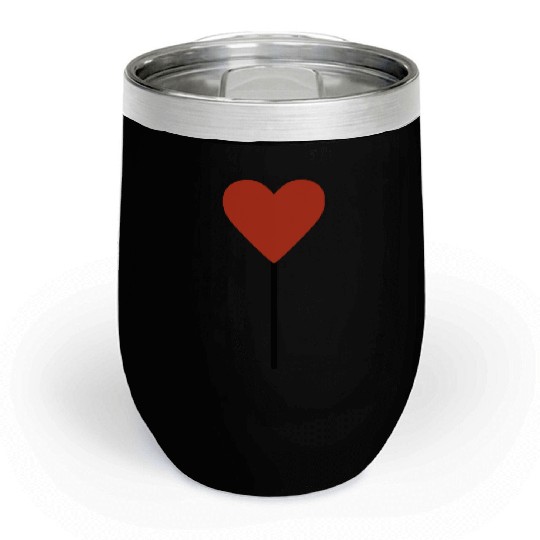 Heart Popsicle Heart Lollipop Heart Valentines Day Chill Wine Tumblers