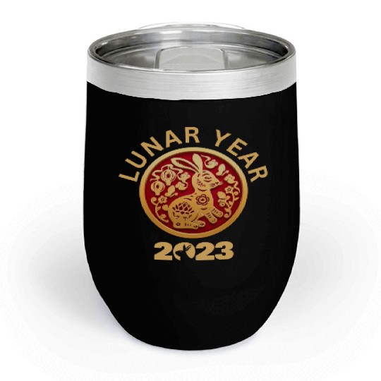 Rabbit Lunar New Year 2023 Chill Wine Tumblers