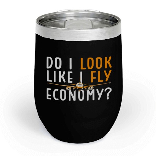 Do I Look Like I Fly Economy First Class Frequent Chill Wine Tumblers