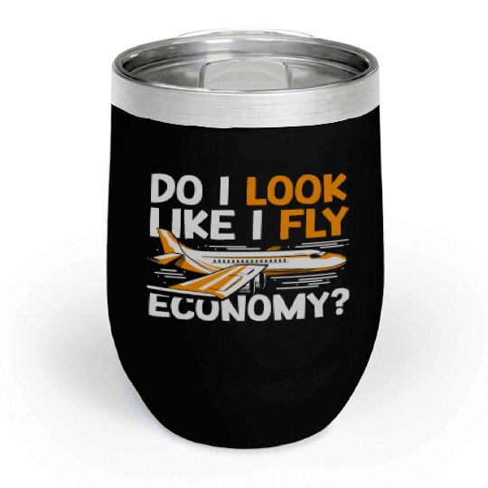 Do I Look Like I Fly Economy First Class Frequent Chill Wine Tumblers