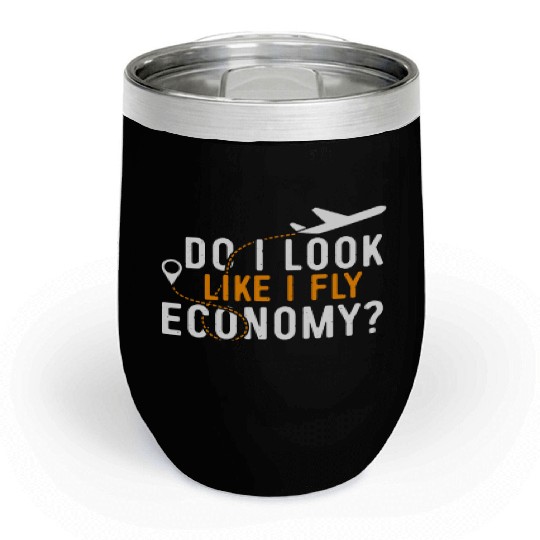 Do I Look Like I Fly Economy First Class Frequent Chill Wine Tumblers