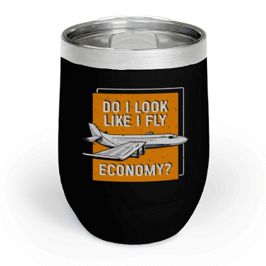 Do I Look Like I Fly Economy First Class Frequent Chill Wine Tumblers