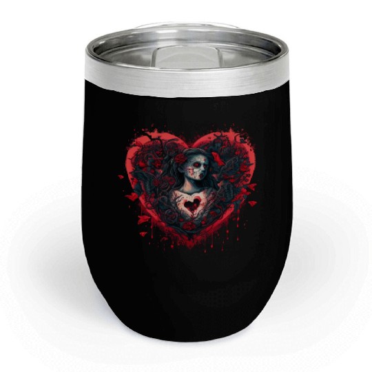 Bloody Valentine Chill Wine Tumblers