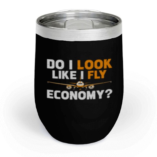 Do I Look Like I Fly Economy First Class Frequent Chill Wine Tumblers