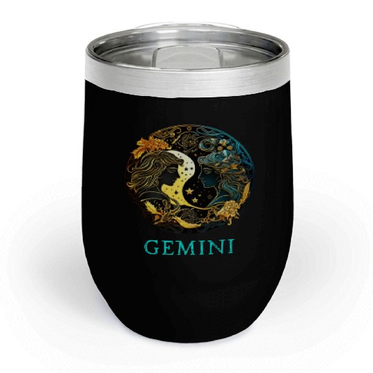 Embrace Your Gemini Identity: Gemini Pride Zodiac Chill Wine Tumblers