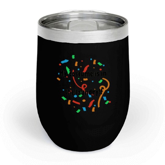 Funny Carnival Costumes & Fancy Dress Chill Wine Tumblers Black
