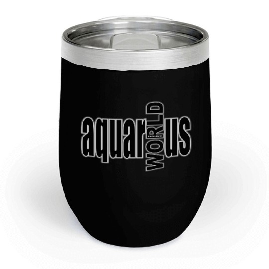 Aquarius WORLD bw Chill Wine Tumblers