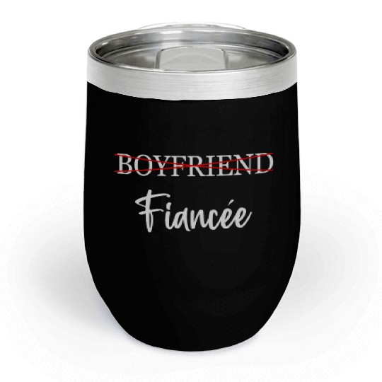 Couple Engagement Engaged Men Funny Fiancee Chill Wine Tumblers